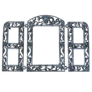 Romantic Scrolling Frame roses multi collage picture framing metal cottagecore
